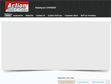 Tablet Screenshot of actionbatterycenter.com